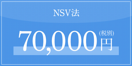 NSV法 70,000円（税別）